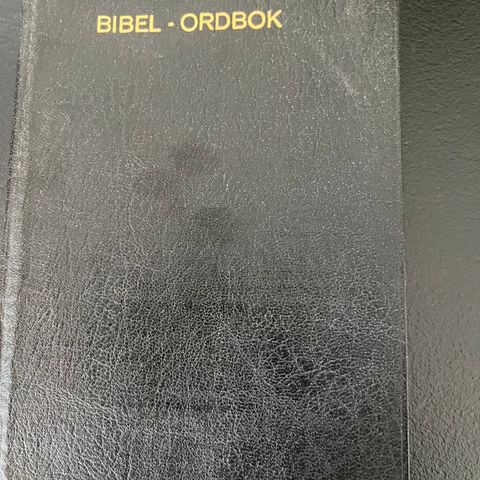 Bibel-ordbok fra 1934