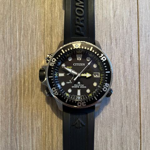 Citizen Promaster Sort/Gummi Ø46mm