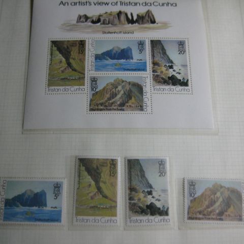 Lot Tristan  da Cunha postfrisk