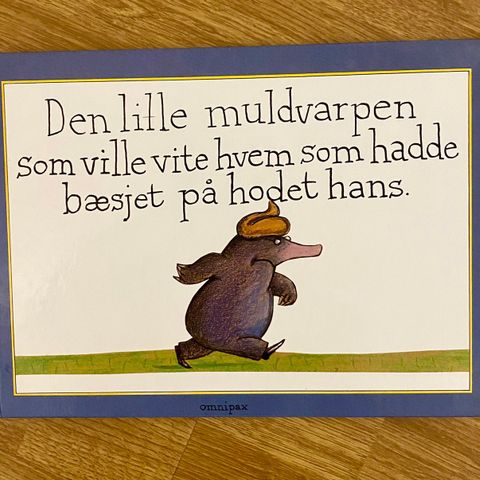 Barnebok ~ Den lille muldvarpen som ville vite… (stort format)