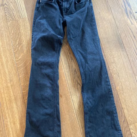 Svart jeans fra Zara, str 38