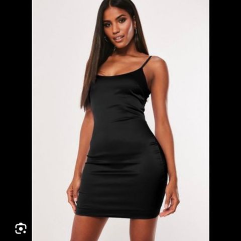 Black Satin mini dress