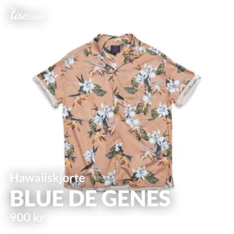 Hawaiiskjorte - Blue de Genes