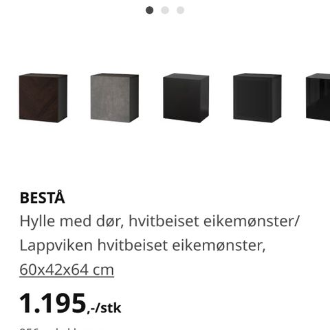 Bestå hyller/skap fra Ikea