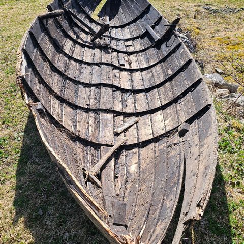 Tømmerfløterbåt fra Østerdalen