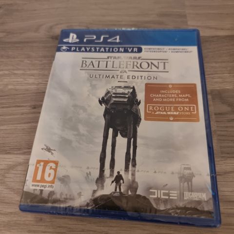 PS4 VR Star Wars Battlefront - Ultimate Edition - Ny! uåpnet