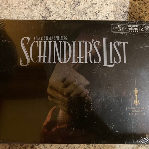 Schindler’s list. Collector’s edition steelbook. Ny i plast.