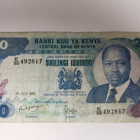 20 Shillings Kenya 1985