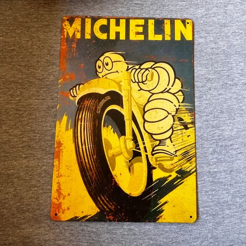 Michelin metallskilt