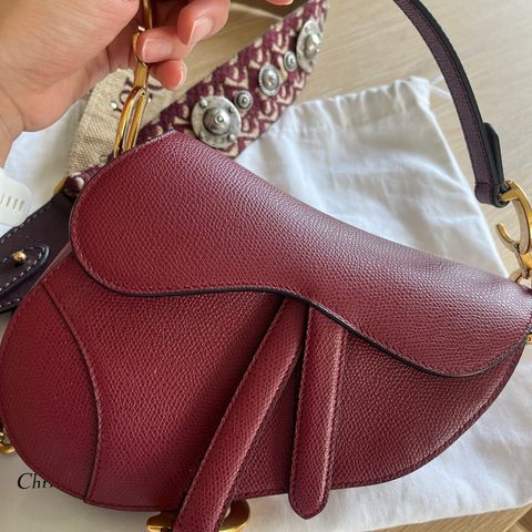 Dior mini Saddle med stropp