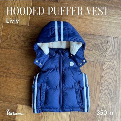 Livly vest, str 6-9 mnd