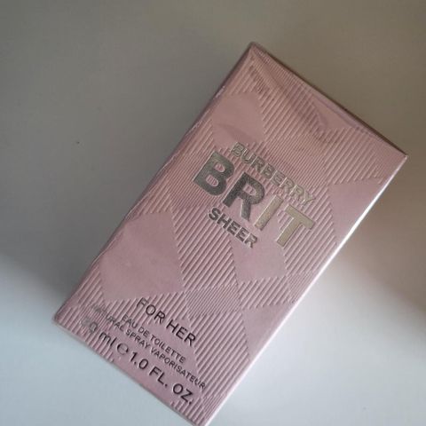 Burberry Brit sheer for her edt 30ml