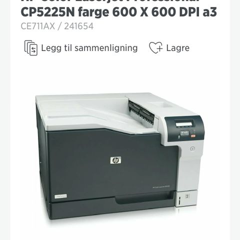 Printer HP Color Laserjet Professional CP5225N