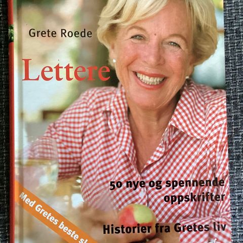 GRETE ROEDE-1 meget flott bok«LETTERE»H..24,5 cm, B.17,5 cm, 188 s, «SOM NY»