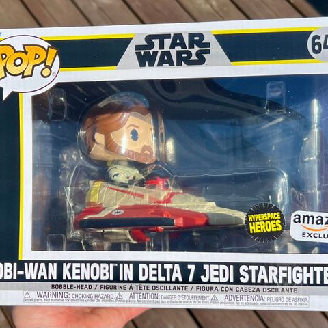 Funko Pop! Rides: Obi-Wan Kenobi in Delta 7 Jedi Starfighter | Star Wars (641)