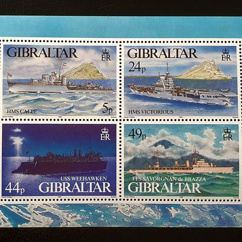 Gibraltar AFA 717-20 ** Postfrisk