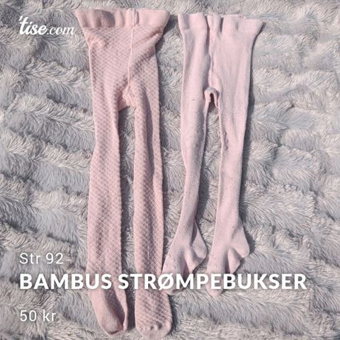 Bambus strømpebukser, reflex