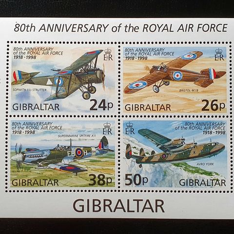 Gibraltar AFA 825-28 ** Postfrisk