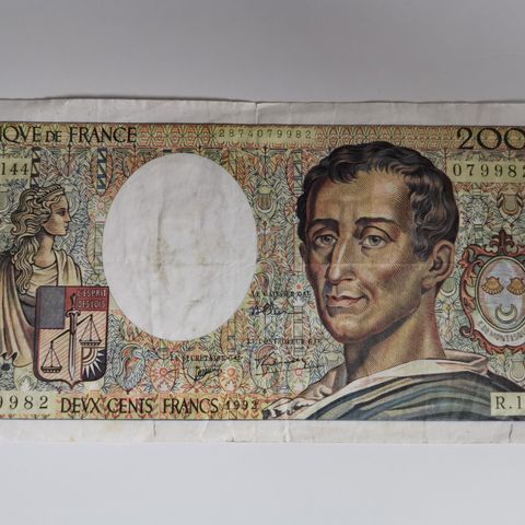 200 Francs, Frankrike 1992