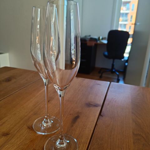 Holmegaard champagneglass (2stk)
