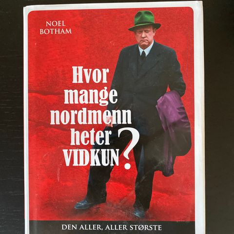 Hvor mange nordmenn heter Vidkun?