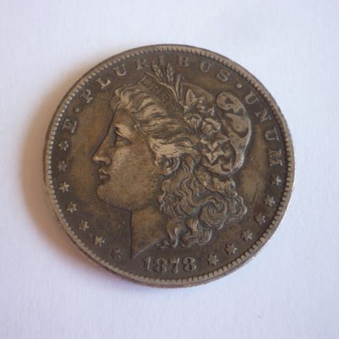 1878 Morgan CC sølv Dollar (1878-1893).