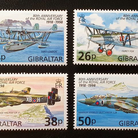 Gibraltar AFA 821-24 ** Postfrisk