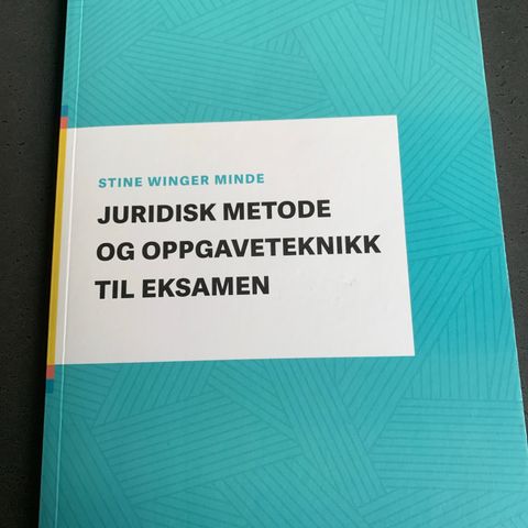 Juridisk metode og oppgaveteknikk til eksamen