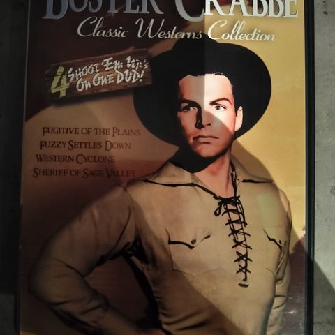 Buster Crabbe ( DVD) Classic Western Collection - 4 Features - 1942 - 44