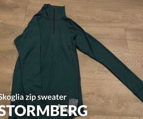 Stormberg Skoglia Zip langermet genser
