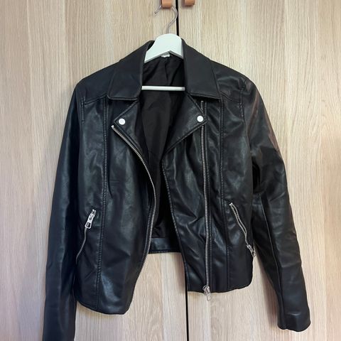 Skinnjakke leather jacket