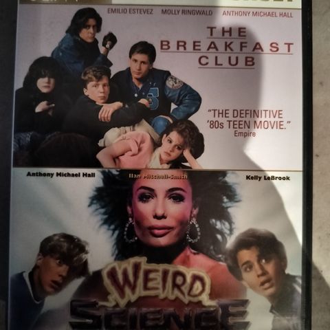 The Breakfast Club - Weird Science -  1985 ( DVD)