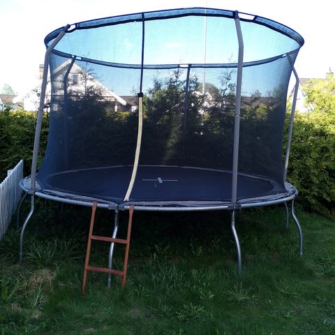 Trampoline med beskyttelsenett 366 cm