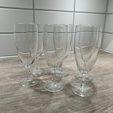 6 flotte champagneglass