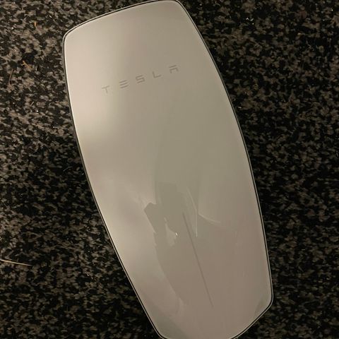 Tesla Wallconnector White Glass Faceplate