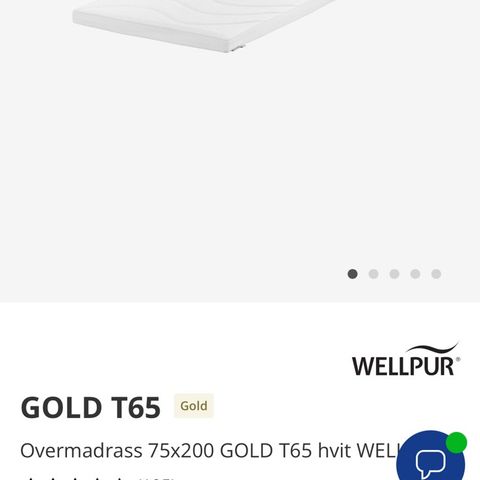 Overmadrass wellpur gold T65