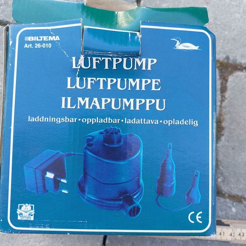 Helt ny uåpnet luft pumpe