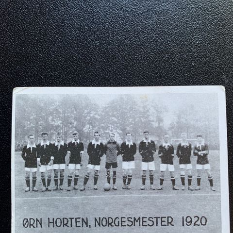 Ørn Horten 1920 Reidar Høilund Harald Strøm Cromwell fotballkort 30-tallet