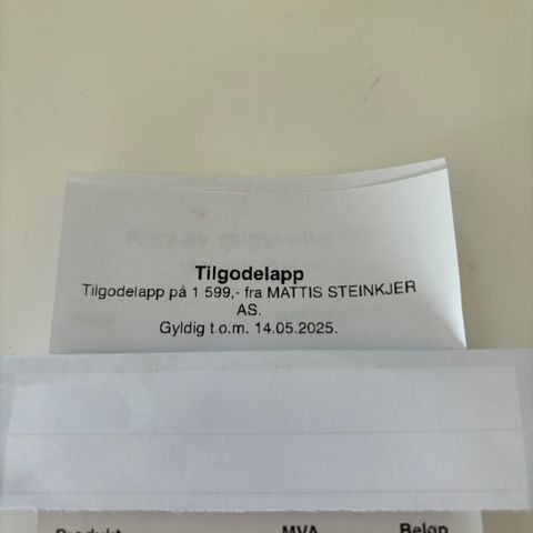 Tilgodelapp