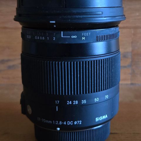 Sigma 17-70mm 1:2.8-4 DC for Nikon