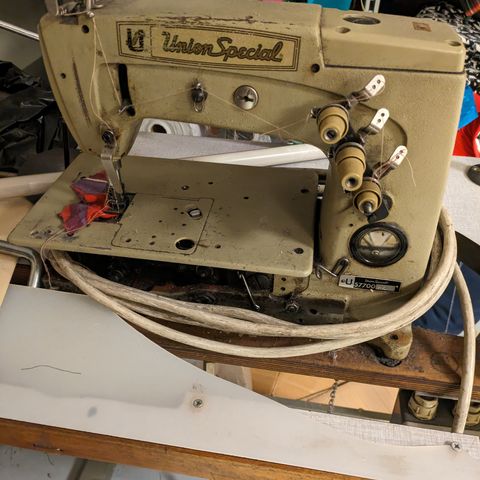 2-nåls industri symaskin