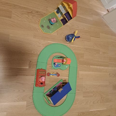 Peppa gris world hus, skole sett