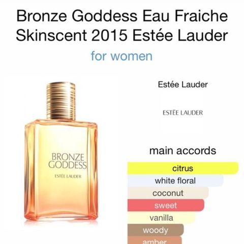 Estee Lauder Bronze Goddess eau fraîche 2015 ca 50 ml