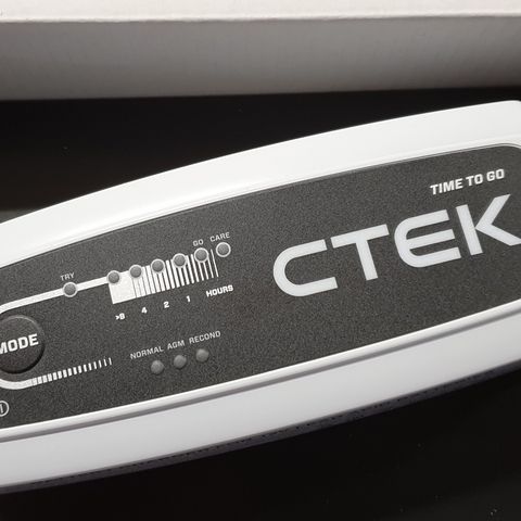 Ctek CT5 Time to go Batterilader 5 A for 12 V-batterier