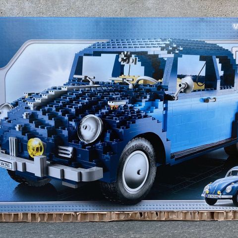 (NY/UÅPNET) LEGO Creator Expert Volkswagen Beetle 10187 Bil Boble Byggesett 16+