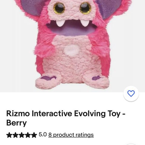 TAKARA TOMY RIZMO MONSTER ELECTRONIC INTERACTIVE PET TOY - PINK