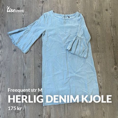 Denim kjole fra Freequent str M