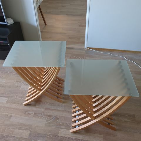 2 stykk - Ikea vintage 90-talls sidebord