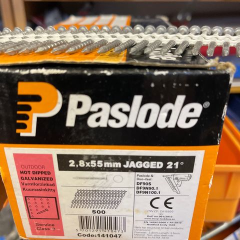 Paslode 2,8x55mm maskinspiker