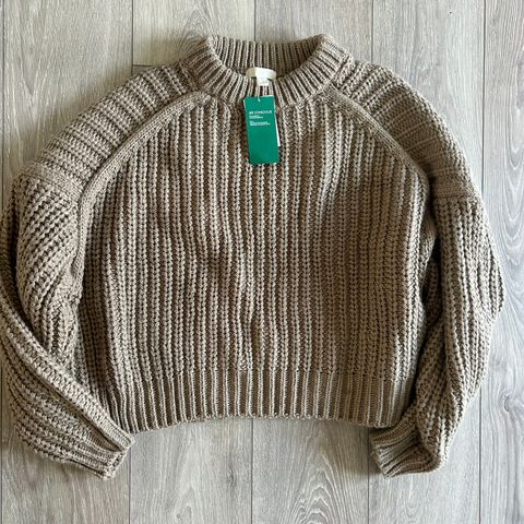 Ny strikket genser fra hm